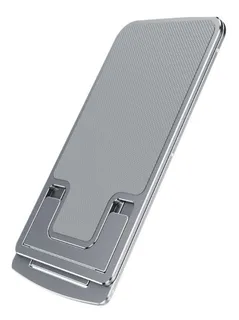 Soporte Celular Metal Delgado Para Escritorio Remax Plata