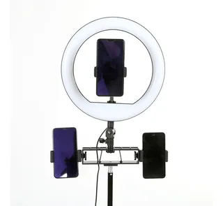 Log-on Aro De Luz Con Tripie Selfie Iluminación
