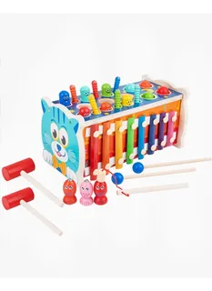 Juego Multifuncional 7 En 1 Para Bebe Didáctico Log-on Toys