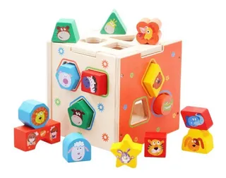 Juego Caja De Figuras Geométricas Para Bebes Log-on Toys