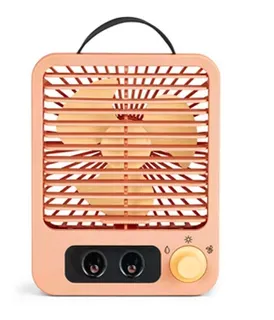 Ventilador Con Humidificador Y Luz Led Multifuncional