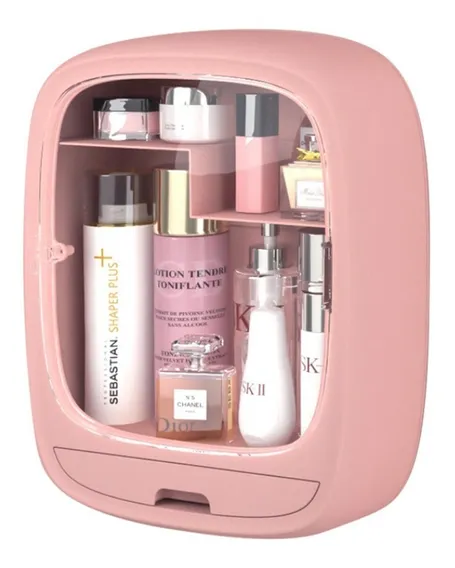 Cosmetiquera De Pared Baño Organizadora Log-on Color Blanco