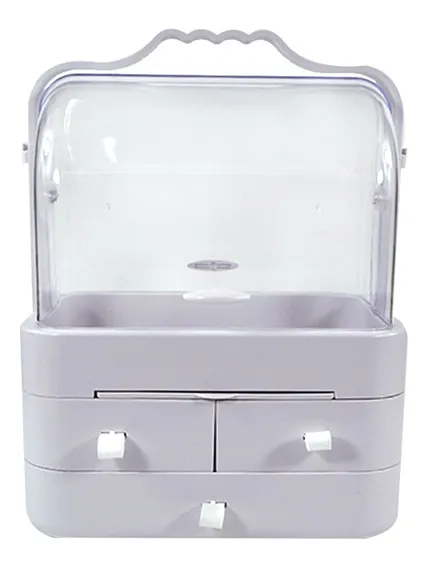 Cosmetiquera Organizador Maquillaje 3 Cajones De Acrilico