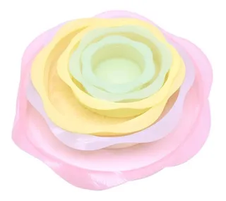 Tapas Elásticas De Silicon Comida Con Figuras Kit 6 Piezas