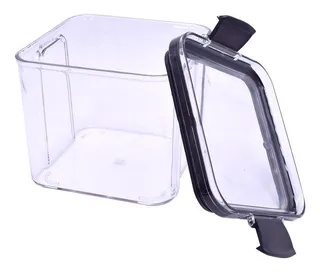 Contenedor Organizador Alimentos Vidrio Tapa Sellable 700ml
