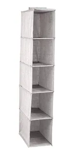 Armario Colgante Organizador Tela 5 Rejillas Recamara Fasola