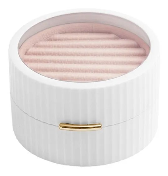 Mini Organizador Doble Estuche Joyero Giratorio Fasola