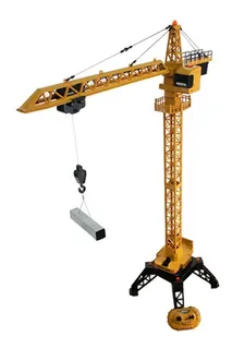 Maquina Grúa Torre Control Remoto Juego Colección Huina