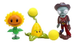 Plantas Vs Zombie Juego Personajes Maíz Lanzador Niños