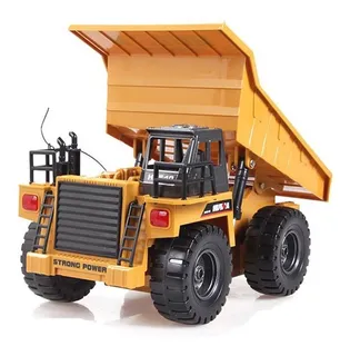 Camión Volteo Control Remoto Juego Huina Escala 1:18