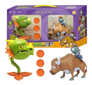 Plantas Vs Zombies Juguete Muñeco Toro Zombie