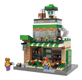 Loz Tienda Cafeteria bloques Construcción Juguete Niños