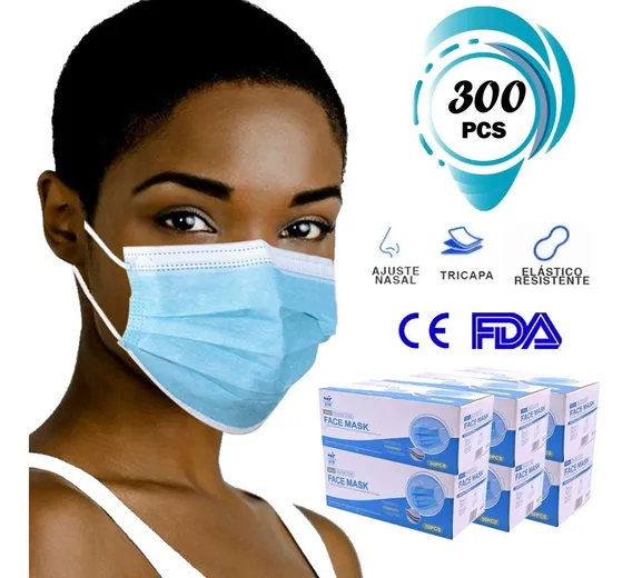  Cubrebocas Tricapa Mascarilla Tapabocas 300 Termosellado